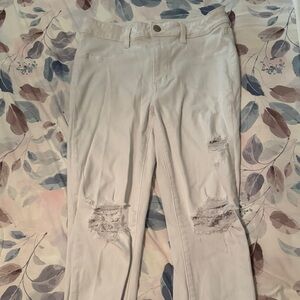 American Eagle Outfitters White Skinny Jeans